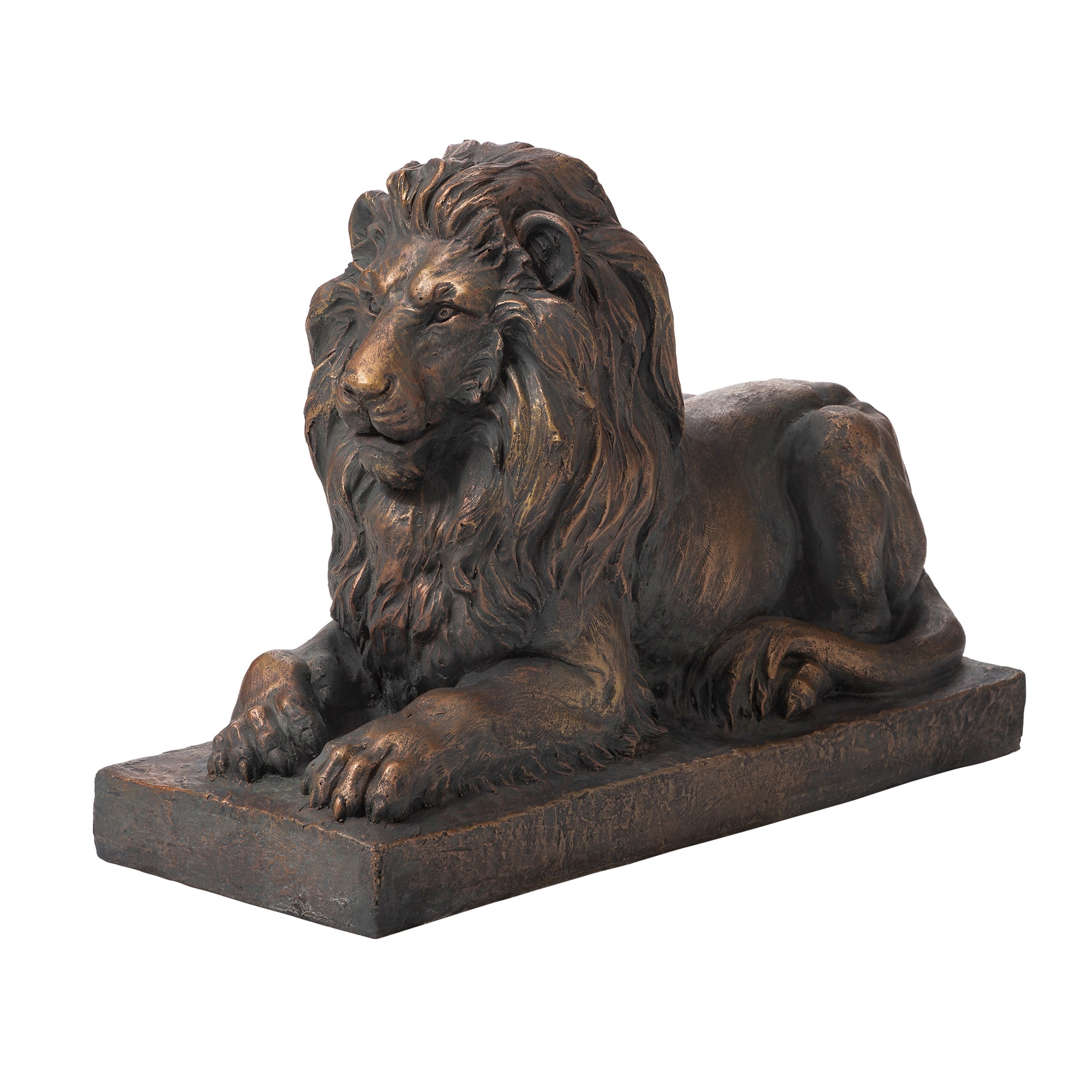 Glitzhome® 22" Lying Guardian Lion Statue